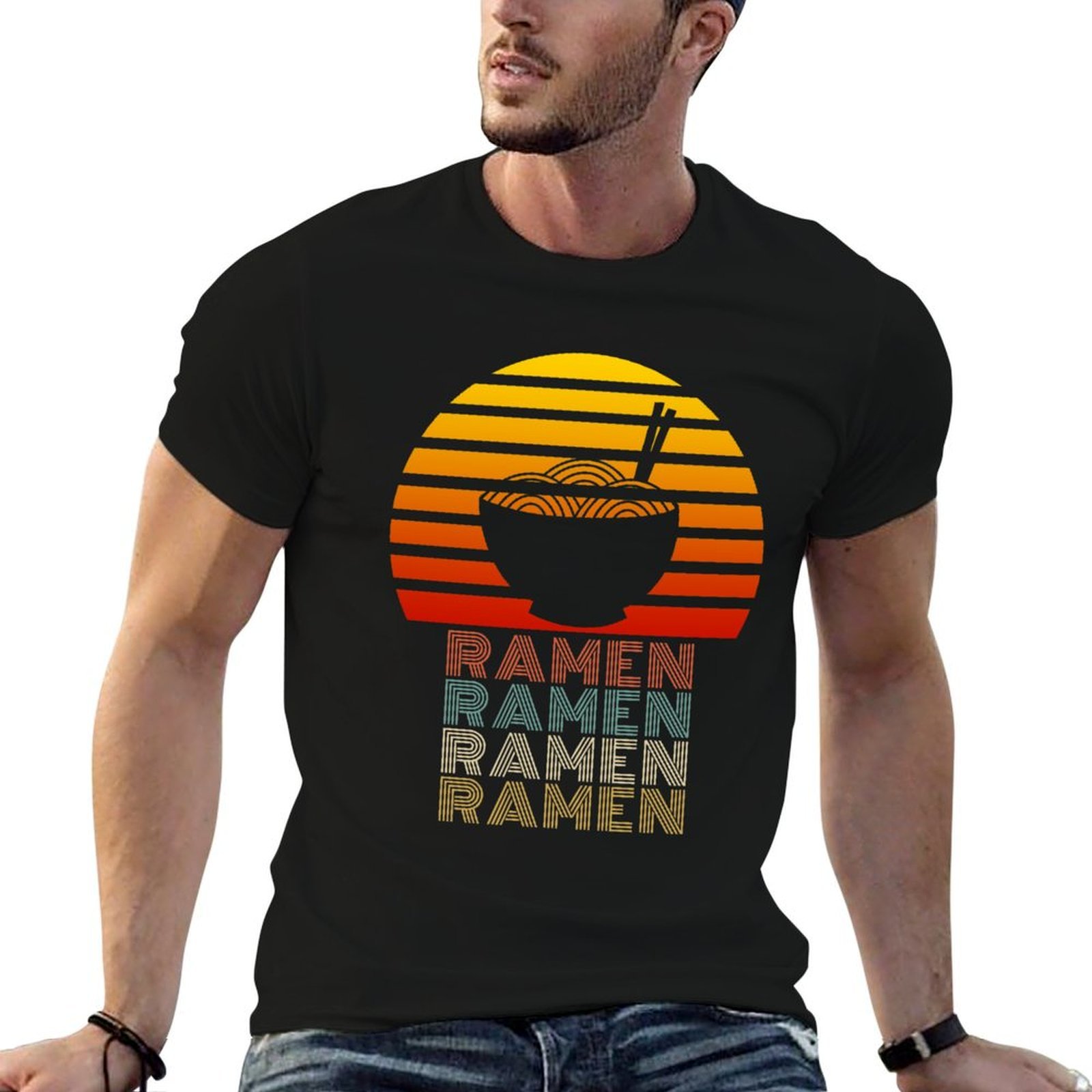 Japanese Man Lifestyle - Ramen Life Japon Erişte Sever Vintage
