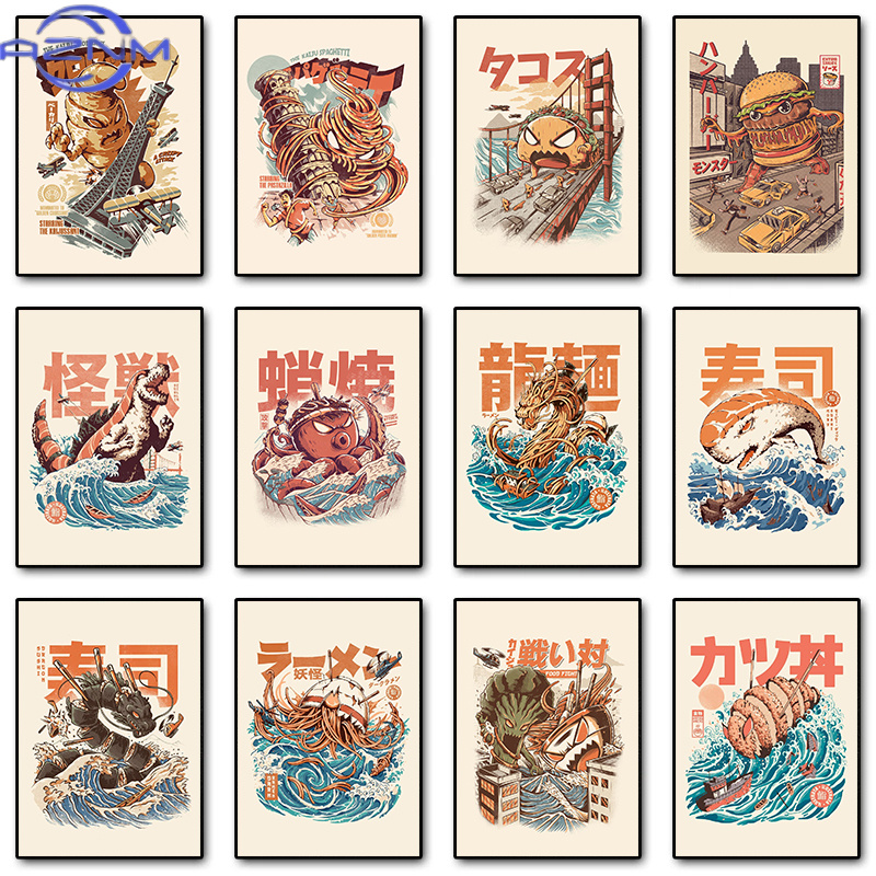 Japanese Lifestyle And Food - AZNM Japon Kaijus Gıda Suşi Ramen