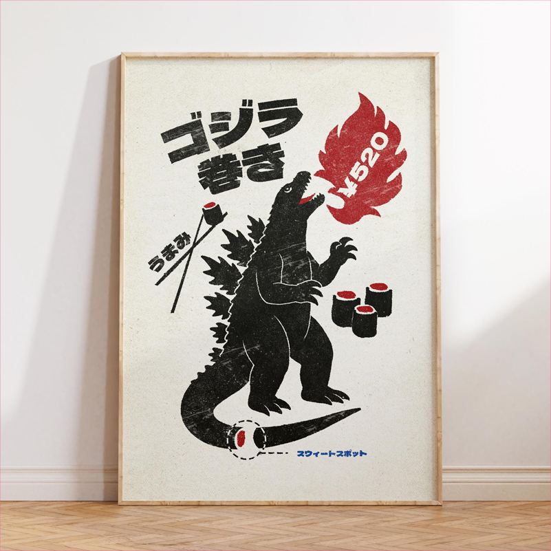 Japonya Gıda Sanat Posteri Ret - Japanese Lifestyle And Food incelemesi ve fiyatı