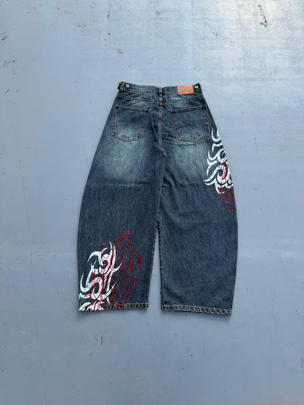 Harajuku Gotik Y2K Denim Panto - Japanese Lifestyle Goods incelemesi ve fiyatı
