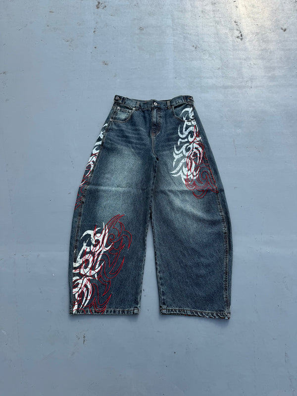 Harajuku Gotik Y2K Denim Panto - Japanese Lifestyle Goods incelemesi ve fiyatı