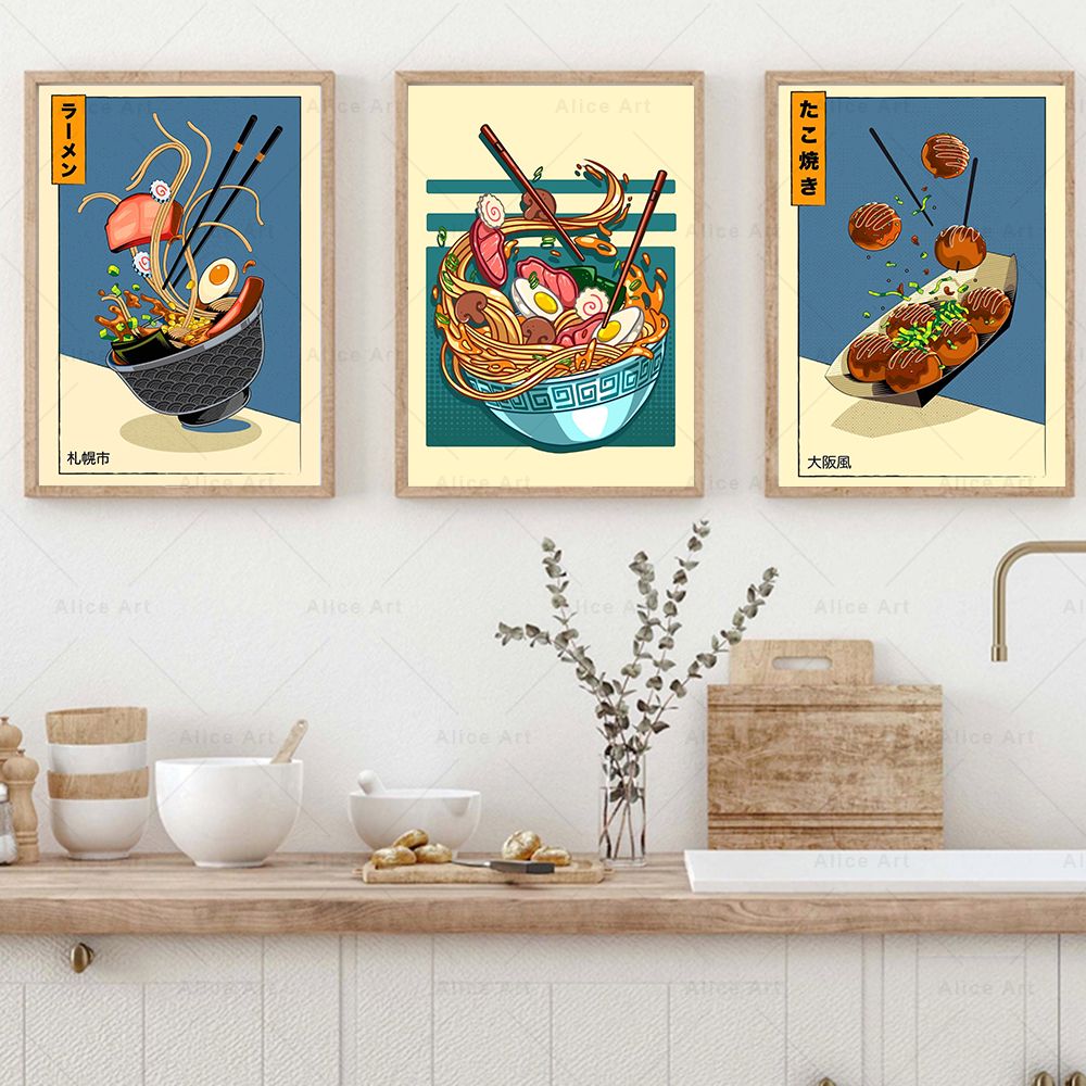 Japon tarzı Poster mutfak gıda - Japanese Lifestyle And Food incelemesi ve fiyatı